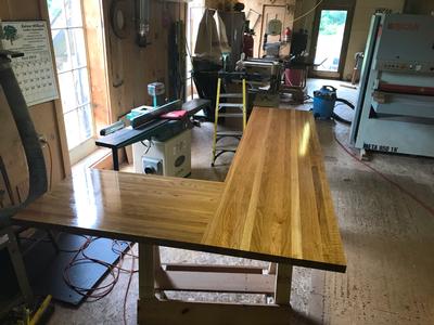 white oak with poly